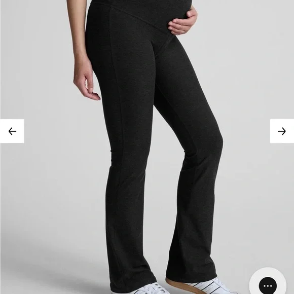 Navy blue beyond yoga maternity pants - Picture 3 of 3
